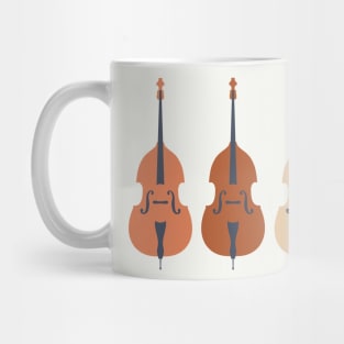 Trio of Terracotta Double Basses Mug